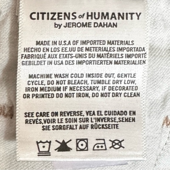 Citizens of Humanity Emerson Boyfriend Jeans 27 Distressed Studded Button Fly - Picture 10 of 11